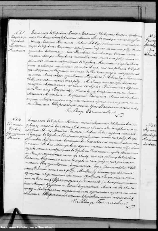 Obraz 15 z jednostki "Duplikat aktov graždanskago sostojanija Metel