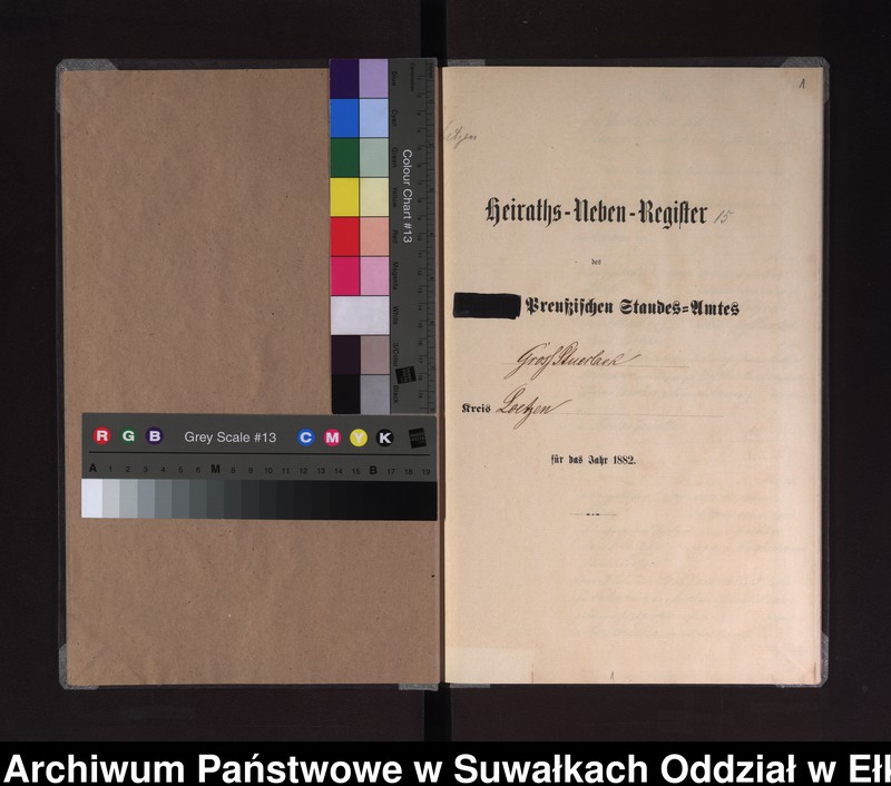 image.from.unit "Heiraths-Neben-Register des Preussischen Standes-Amtes Gross Stüerlack Kreis Loetzen"