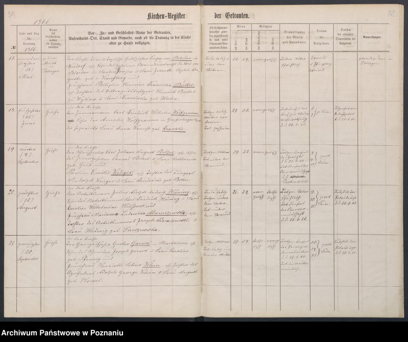 Obraz 19 z jednostki "[Akta urodzeń i chrztów, ślubów, zgonów]"