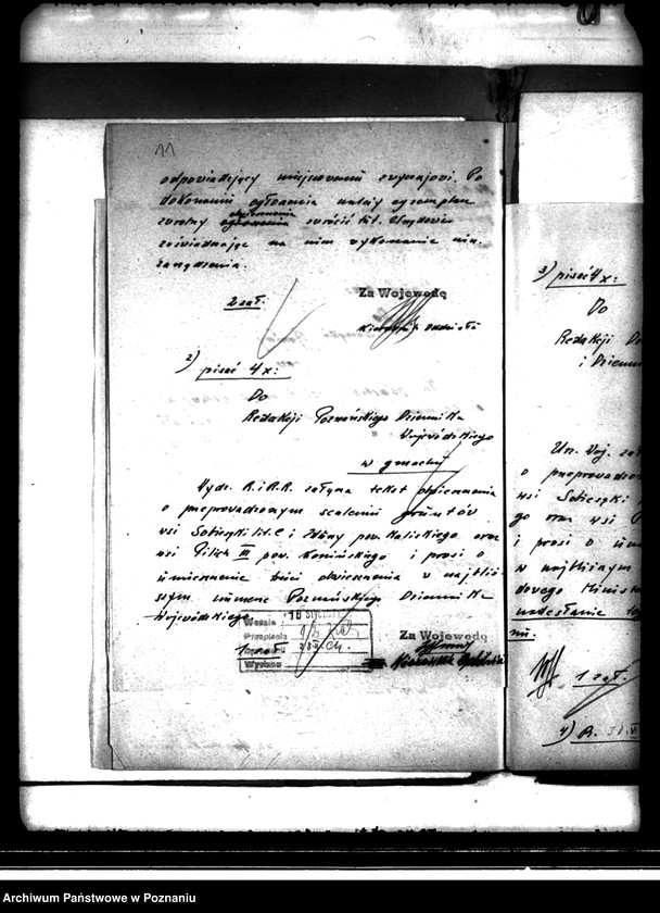 Obraz 15 z jednostki "Regulacja hipoteczna scalonych gruntów Sobiesęki powiatu kaliskiego"