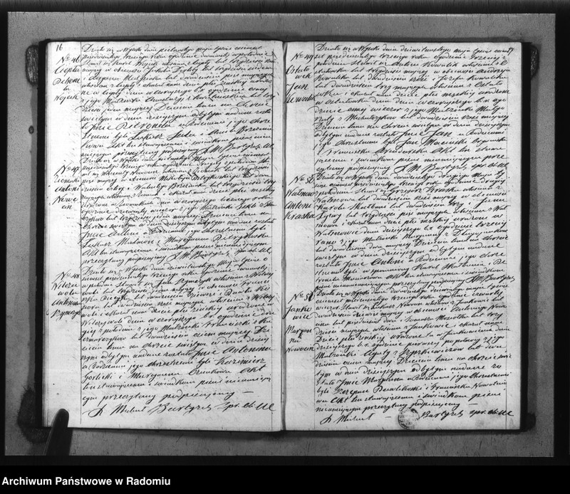 image.from.unit.number "Duplikat akt Religijno - Cywilnych Urodzonych, Zaszlubionych i Zmarłych Kościoła Parafij Wysoka za rok 1853 spisanych"