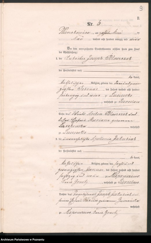 image.from.unit.number "Księga małżeństw"