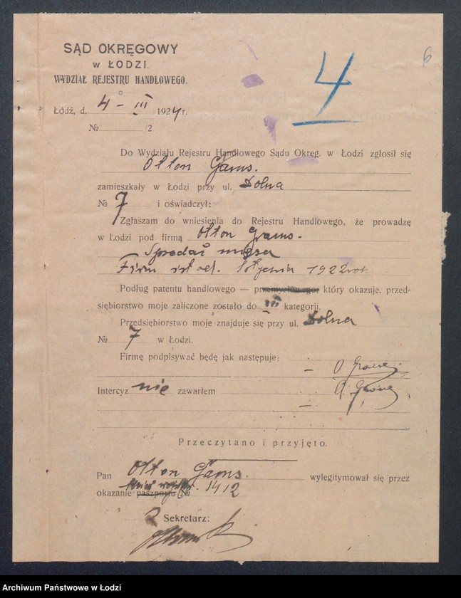 Obraz 8 z jednostki "Otton Grams- sklep rzeźniczy"