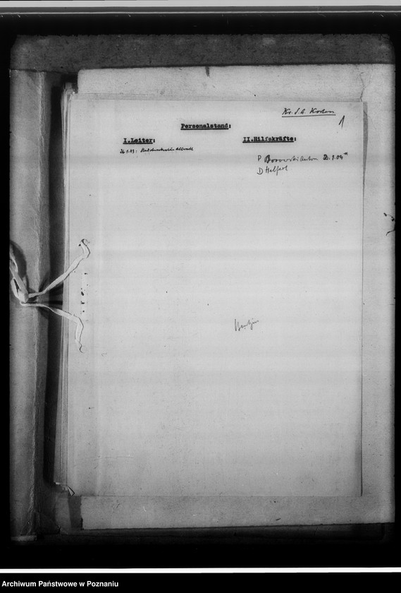 Obraz 4 z jednostki "[Korespondencja w sprawach organizacyjnych, sprawozdanie z działalności Kreissippenamt w Kościanie]"