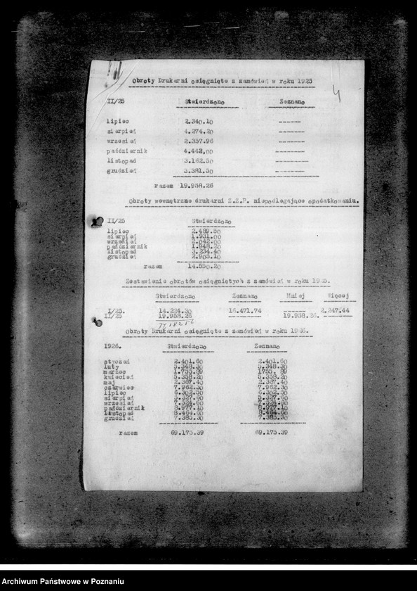 Obraz 8 z jednostki "Korespondencja z Urzędem Skarbowym"
