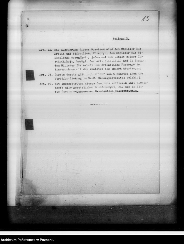 Obraz 19 z jednostki "Niemieckie tłumaczenia polskiej ustawy o tymczasowej organizacji byłej dzielnicy pruskiej"