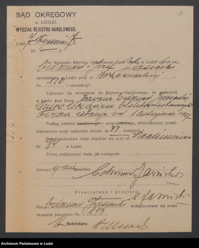 Obraz 3 z jednostki "Edmund Józef Jasiński- biuro urządzeń elektrotechnicznych"