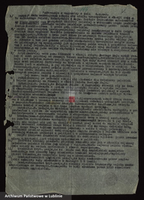 image.from.unit.number "[Komunikaty z nasłuchu radiowego za II-V.1940 r., VIII-XII.1943 r., II, IV i VII.1944 r.]"