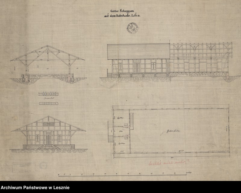 Obraz 3 z jednostki "Leszno miasto. Dokumentacja projektowa - dworzec kolejowy."