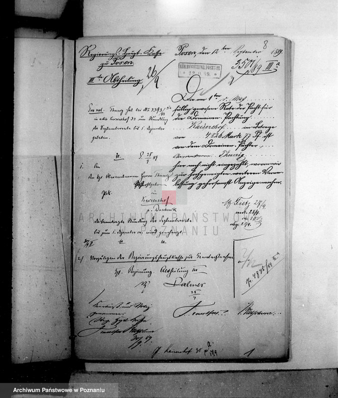 Obraz 12 z jednostki "Die Einziehung der Pachtruckstande des Domänen Pachten Thunig zu Kaisershof /czynsze dzierżawne domeny Duszniki/"