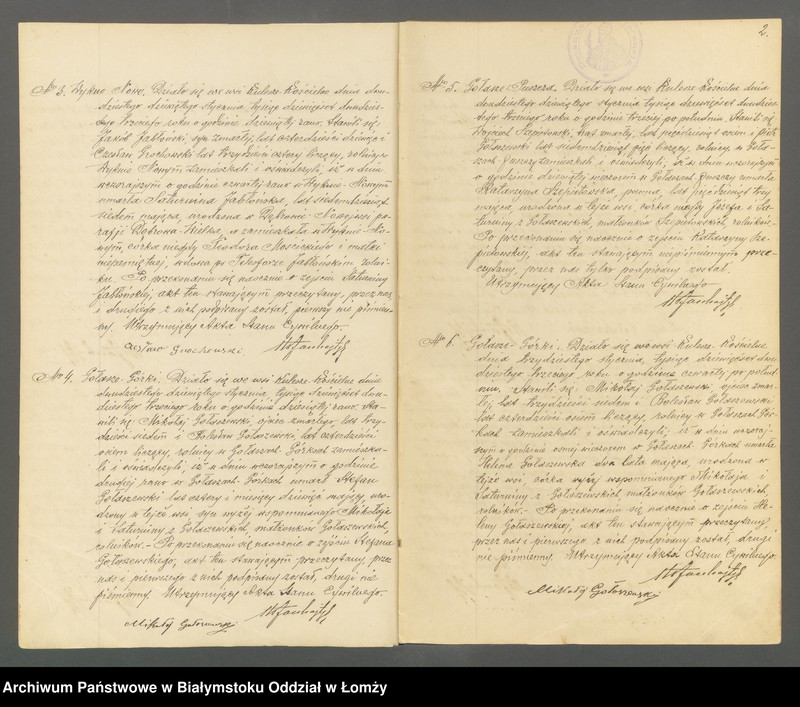 Obraz z jednostki "Księga zgonów"