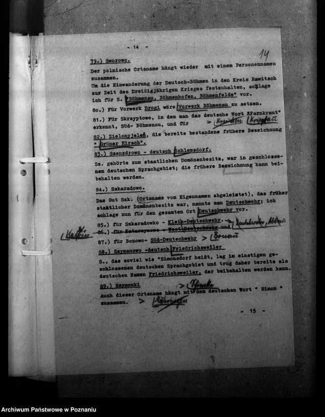 Obraz 18 z jednostki "Ortsnamenänderung - Kreis Rawitsch (Rawicz)"