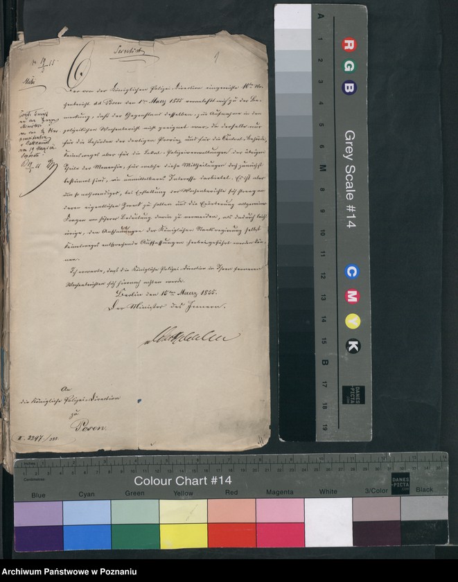 Obraz 5 z jednostki "A. gen. betr. Erlasse der höheren Behörden /Ministerium, Oberpräsident, Regierung…/ wider politische Umtriebe"