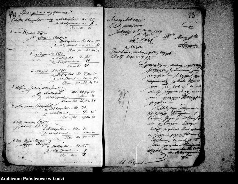 Obraz 15 z jednostki "Akta w przedmiocie pożyczek bankowych"