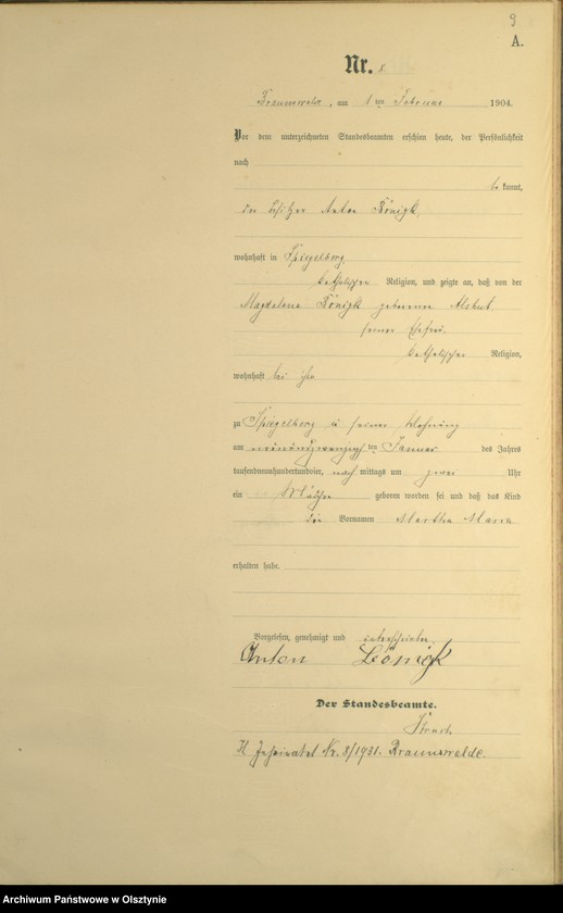 image.from.unit.number "Geburts-Haupt-Register Nr 1 - 72"