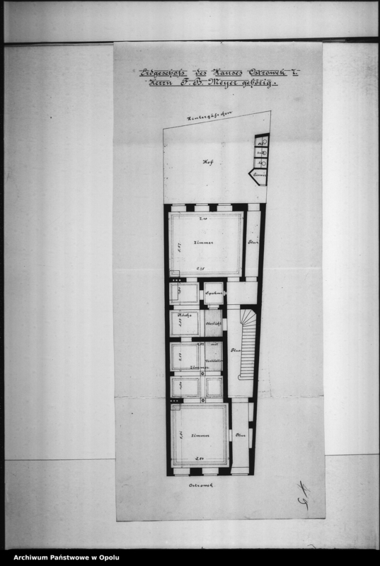 Obraz 8 z jednostki "Acta des Magistrats zu Oppeln betreffend den Wein - Bier - Ausschank im Hause No 7 Ostrowek durch F.B. Meyer Vol. I"