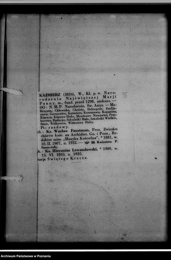 Obraz 18 z jednostki "Bücherverzeichnis [kościelne księgi wyznań: ewangelickiego i katolickiego] Kreis Samter [powiat szamotulski]"