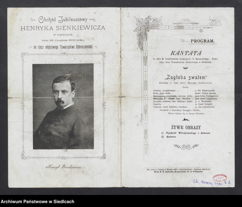 Obraz 2 z kolekcji "Henryk Sienkiewicz111"