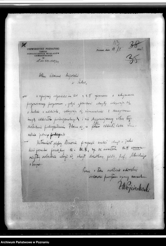 Obraz 17 z jednostki "Korespondencja między innymi w sprawie zaległych składek, zaproszenia na zebrania, śluby, zabawy: pisma w sprawie kolonii letnich dla koła"