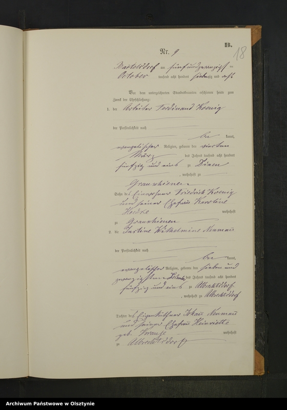 image.from.unit.number "Heiraths-Neben-Register Nr 1 - 11"