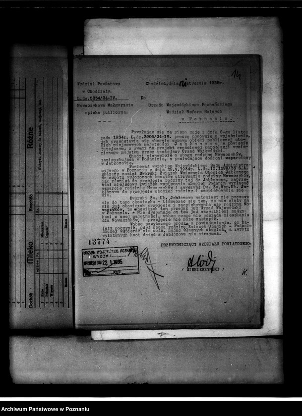 Obraz 17 z jednostki "Majątek Jabłonowo powiat chodzieski sprawy gminne i ubogich"