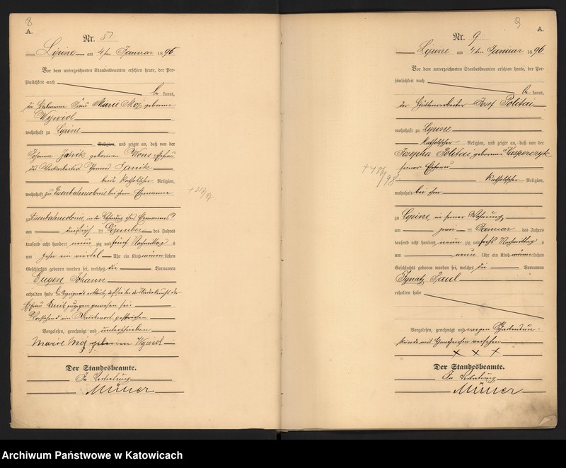 image.from.unit.number "Księga urodzeń T.1 nr 1-600"