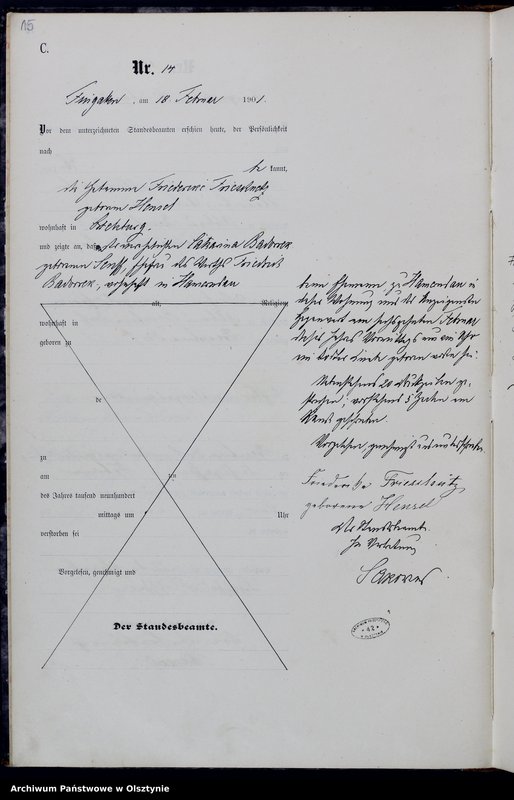 image.from.unit.number "Sterbe-Haupt-Register Nr 1 - 129"