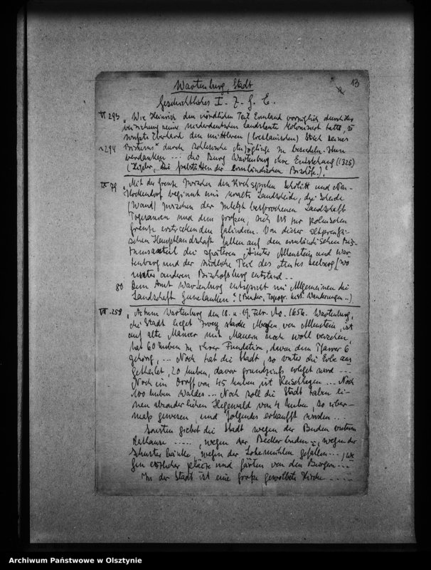 image.from.unit.number "Wartenburg /Stadt, Hospital, Kloster, Pfarrkirche, Erzpriesterei, Strafanstalt, Schule/ Wuttrienen [rysy historyczne]"