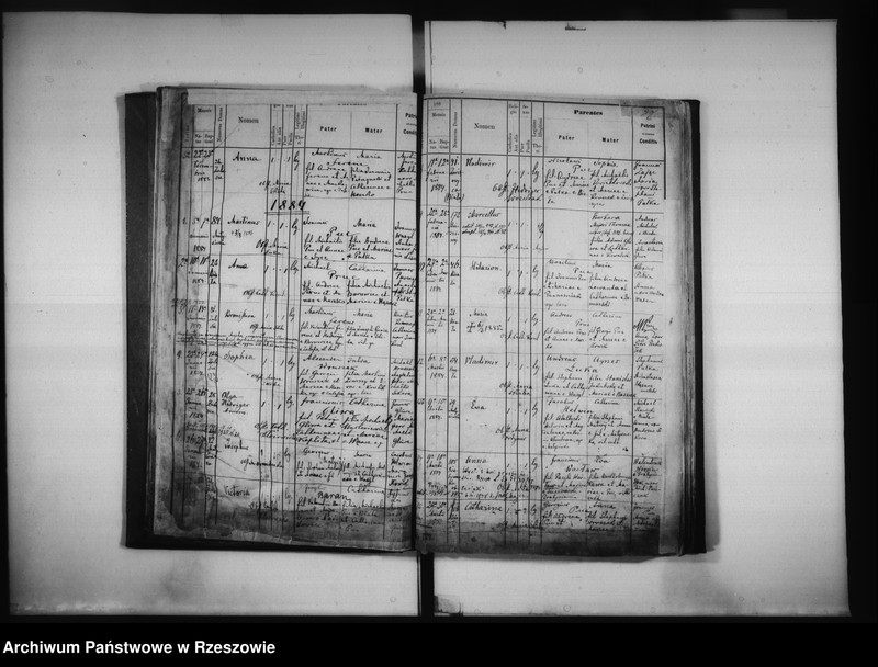 image.from.unit.number "Księga urodzeń Biała, Matysówka, Zalesie Drabinianka, Rzeszów, Tyczyn"