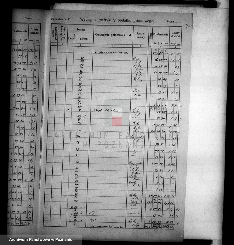 Obraz 11 z jednostki "Rejestr wyłączeń z art. 4 i 5 ustawy o wykonaniu reformy rolnej"