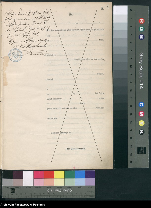 Obraz 3 z jednostki "Księga miejscowa urodzeń"