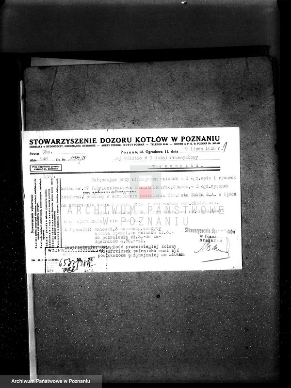 Obraz 5 z jednostki "Huta Szkła w Ujściu kocioł nr fabryczny 77, woj. 6165"