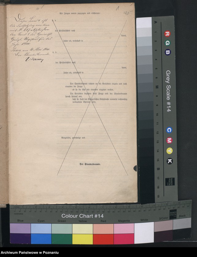 Obraz 4 z jednostki "Księga miejscowa małżeństw"