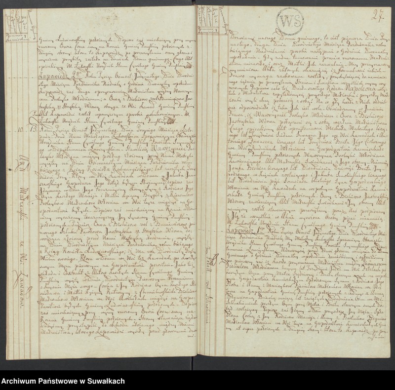 image.from.unit.number "Akta małżeństwa gminy puńskiey od 1-go maja 1811roku do dnia ostatniego grudnia."