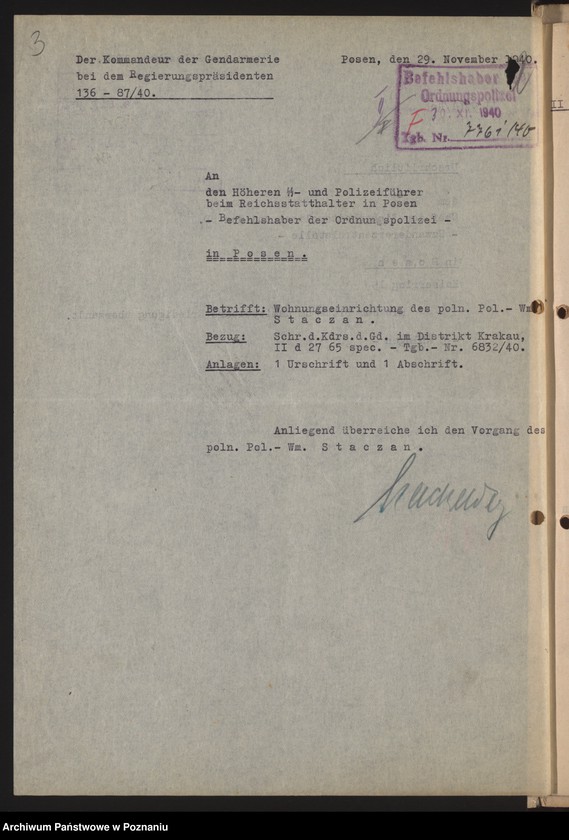 Obraz 6 z jednostki "[Pisma w sprawie sporządzenia spisu obywateli amerykańskich narodowości polskiej i sprawa wydania ruchomości należących do wysiedlonego polskiego policjanta]"