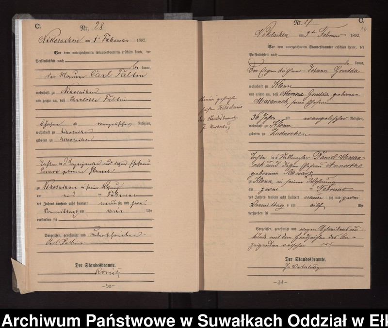 image.from.unit.number "Sterbe-Haupt-Register des Königlichen Preussischen Standes-Amtes Nikolaiken Kreis Sensburg"