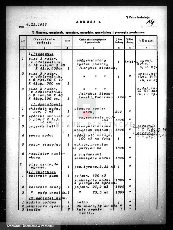 Obraz 18 z jednostki "Gazownia Miejska w Międzychodzie kwestionariusz"