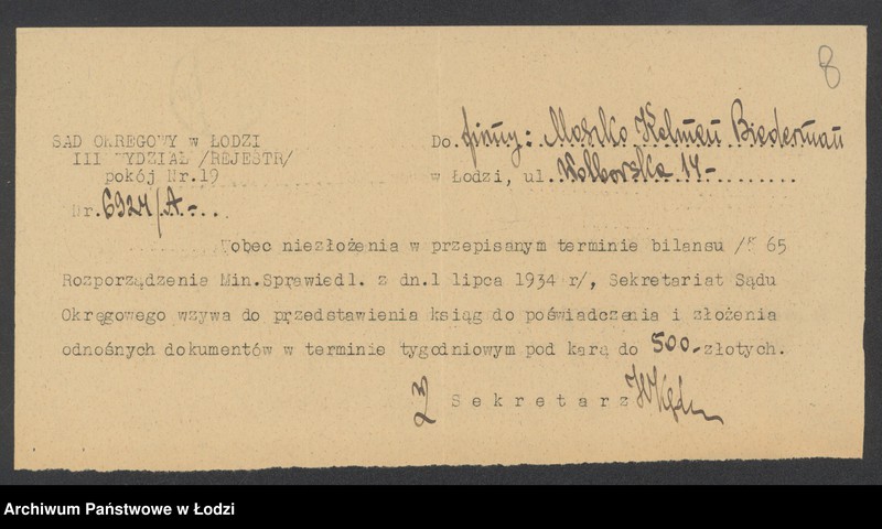 Obraz 10 z jednostki "Moszek Kelman Biederman – drobna sprzedaż drobiu"