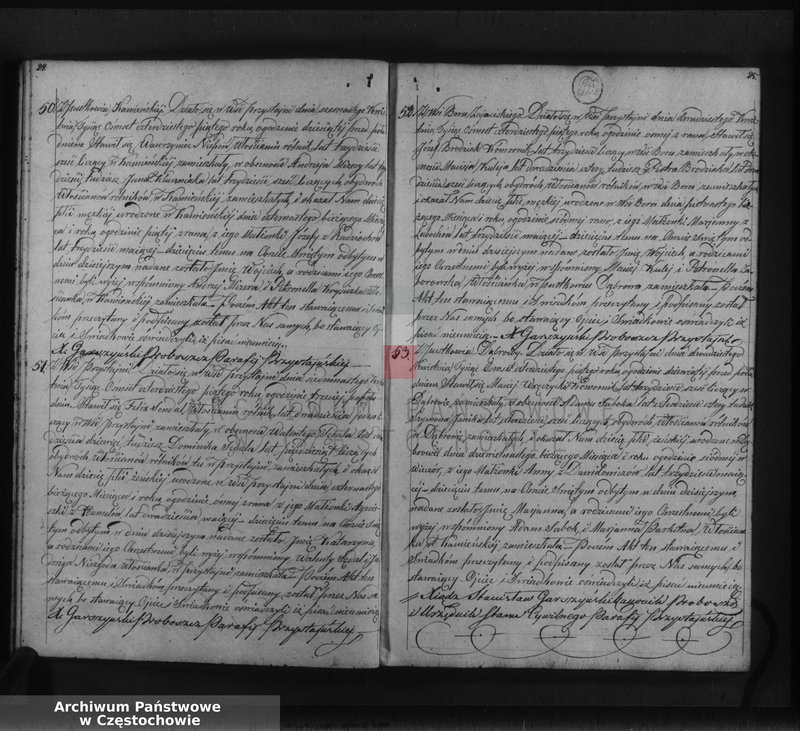 image.from.unit.number "Księga duplikat [akt] urodzonych, zaślubionych i zmarłych Parafii Przystajń z roku 1845"