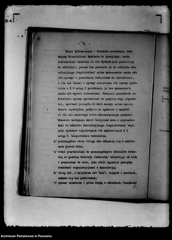 Obraz 13 z jednostki "Spisy spraw Wydziału Społeczno-Politycznego"