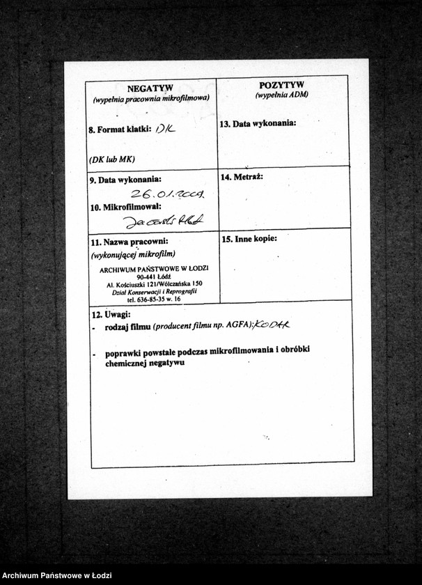 Obraz 3 z jednostki "Akta zbiorowe do akt urodzeń i małżeństw"