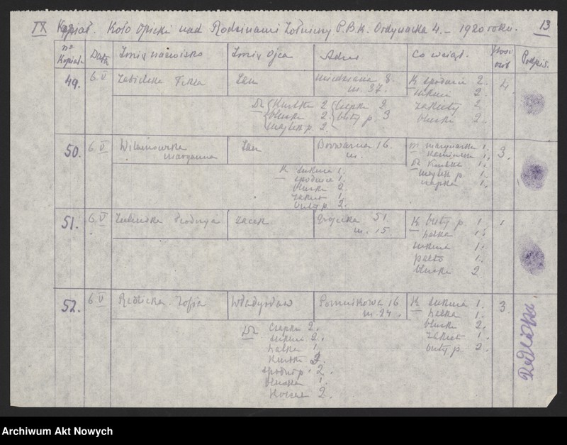 image.from.unit.number "Koło Opieki nad Rodzinami Żołnierzy w Warszawie (Pokwitowania)"