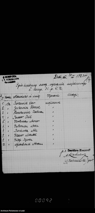 Obraz 18 z jednostki "Zaopatrzenie ludności żydowskiej w produkty świąteczne"