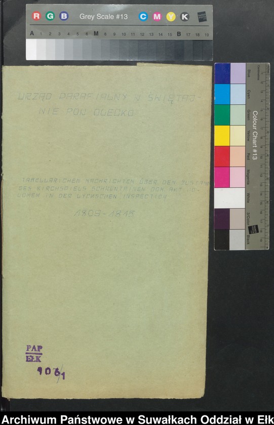 image.from.unit.number "Tabellarichen Nachrichten über den Zustand des Kirchspiels Schwentainen Dom. Amt Polomen in der Lyckschen Inspection"