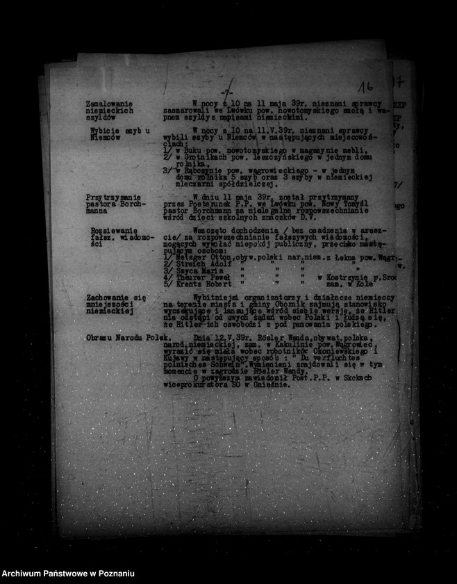 Obraz 20 z jednostki "[Komunikaty dzienne nr 106-145]"