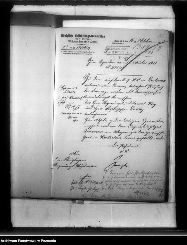 image.from.unit.number "Die Bildung der Draenage-Genossenschaft Deutschock im Kreise Schroda Trzek"