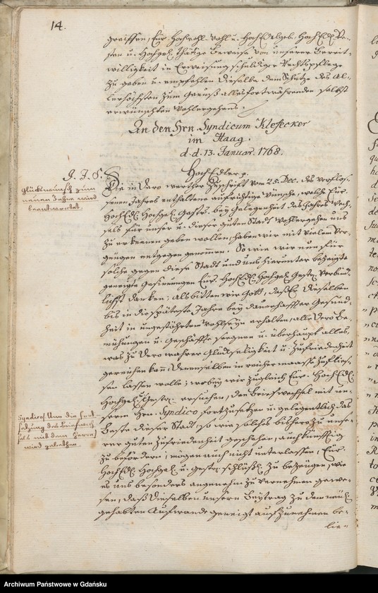 image.from.unit.number "[Liber missivarum]. Namen - Register […]. Register der in den Briefen […] enthaltenen Sachen"