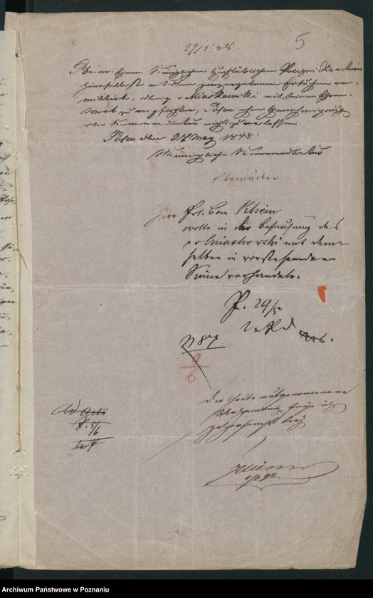 Obraz 8 z jednostki "A. betr. Ignaz von Miaskowski"