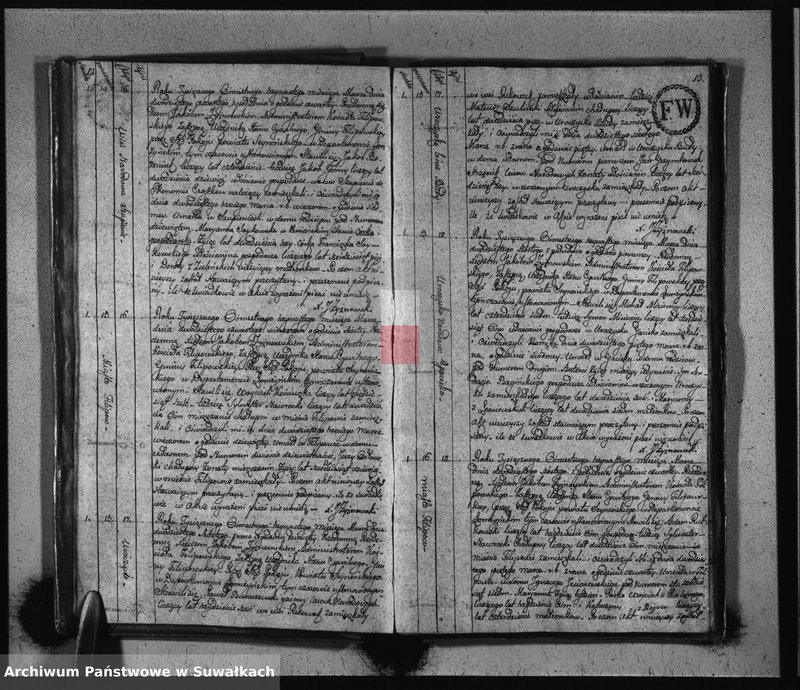 Obraz 9 z jednostki "Akta Zeszłych Gminy Filipowskiey od 1wszego Stycznia 1813 R-u"