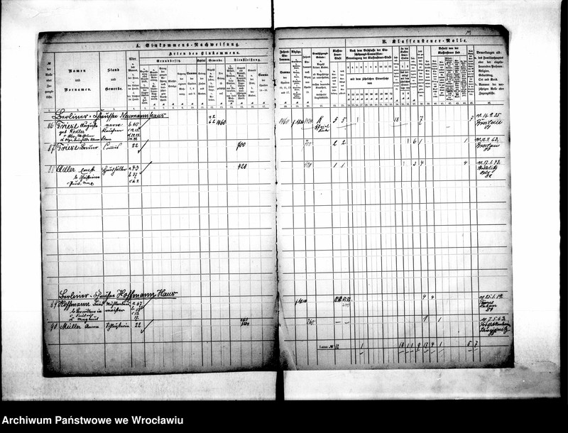 image.from.unit.number "Klassensteuerrolle nebst Eikommens - Nachweisung"